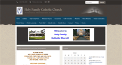 Desktop Screenshot of holyfamilyhhi.org